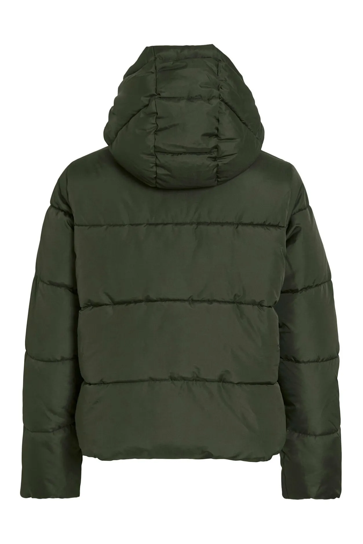 Vila Abrigo acolchado con capucha Verde Clearance