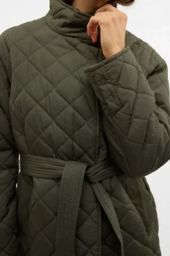 Vero Moda Abrigo acolchado cuello subido Verde Sale