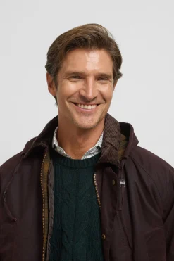 Silbon Abrigo clásico encerado Marr&oacute;n Hot