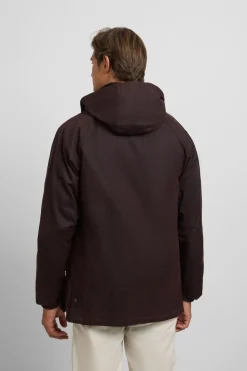 Silbon Abrigo clásico encerado Marr&oacute;n Hot