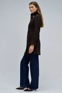 Salsa Jeans Abrigo de lana Marr&oacute;n Sale