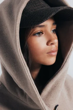 Springfield Kids Abrigo de paño cruzado niña nude New