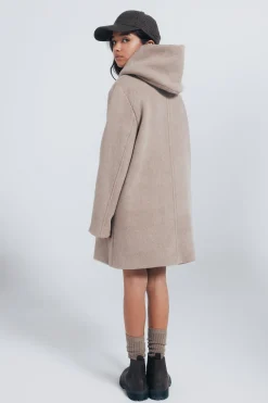 Springfield Kids Abrigo de paño cruzado niña nude New