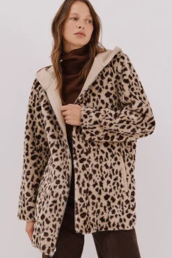 Cortefiel Abrigo efecto doble faz reversible Marfil New