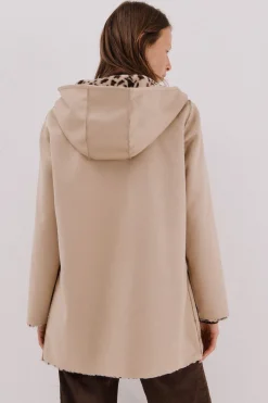 Cortefiel Abrigo efecto doble faz reversible Marfil New