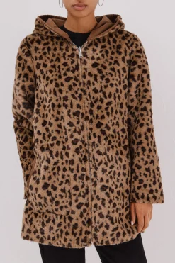 Cortefiel Abrigo efecto doble faz reversible Marr&oacute;n oscuro Discount