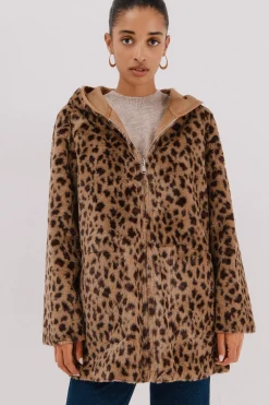 Cortefiel Abrigo efecto doble faz reversible Beige Clearance