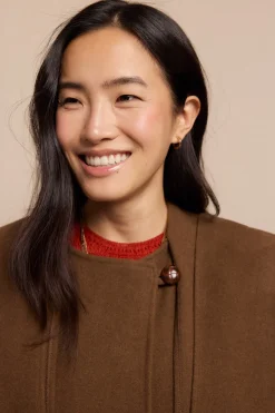 Slowlove Abrigo largo bufanda Kaki Hot