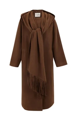 Slowlove Abrigo largo bufanda Kaki Hot