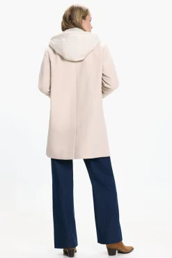 Vero Moda Abrigo largo de paño con forro extraible Beige Online