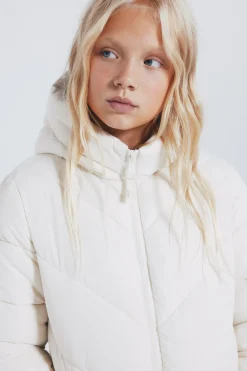 Springfield Kids Abrigo largo para niña marr&oacute;n