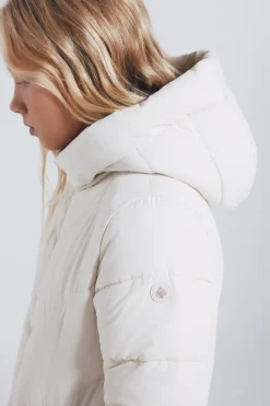 Springfield Kids Abrigo largo para niña marr&oacute;n