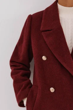 Cortefiel Abrigo largo tejido italiano Vino Online