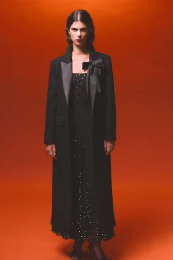 Pedro del Hierro Abrigo contraste Negro