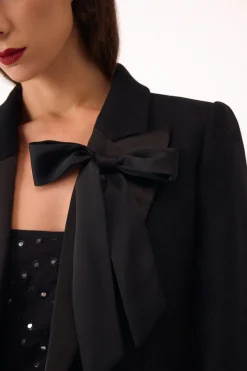 Pedro del Hierro Abrigo contraste Negro