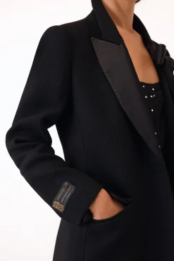 Pedro del Hierro Abrigo contraste Negro