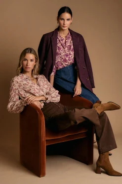 Polín Et Moi Abrigo paño Amaia Vino Hot