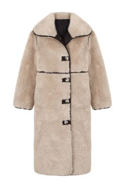 Pedro del Hierro Abrigo reversible de efecto pelo Crudo Sale