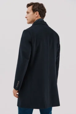 Cortefiel Abrigo sola vistas desmontables Azul marino Hot