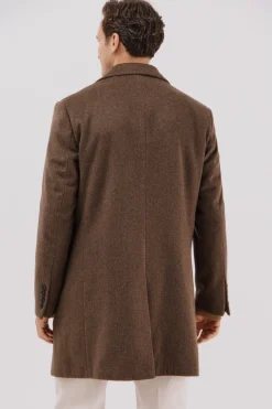 Cortefiel Abrigo sola vistas desmontables Camel Discount