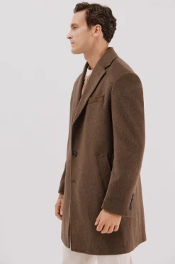 Cortefiel Abrigo sola vistas desmontables Camel Discount