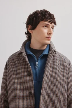 Springfield Abrigo textura estampado Clearance