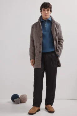 Springfield Abrigo textura estampado Clearance