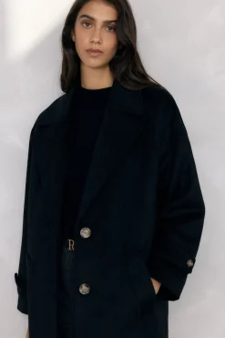 Pedro del Hierro Abrigo y chaleco interior Negro Hot