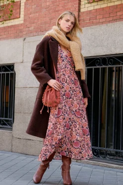 Hoss Intropia Aitana. Vestido estampado Estampado Marron Sale