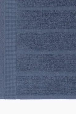 Textura Alfombra baño rizo algodón egipcio 50x70cm. azul Outlet