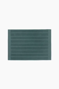 Textura Alfombra baño rizo algodón egipcio 50x70cm. verde New