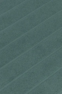 Textura Alfombra baño rizo algodón egipcio 50x70cm. verde New