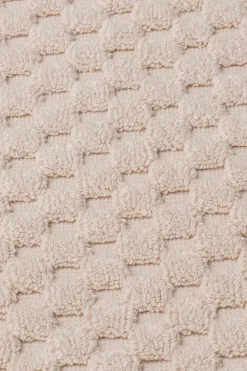 Textura Alfombra baño rizo algodón bambú 50x70cm. beige Outlet