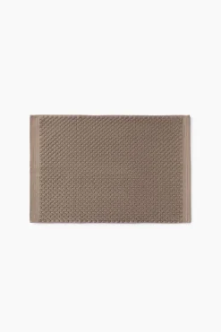 Textura Alfombra baño rizo algodón bambú 50x70cm. gris Discount