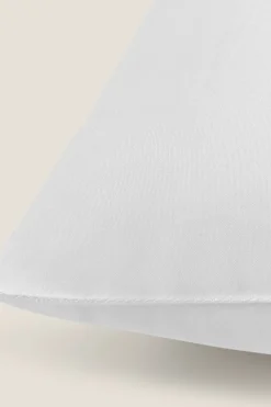 Textura Almohada antiácaros fibra firmeza media blanco Sale