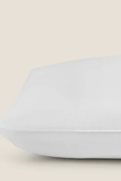 Textura Almohada antiácaros fibra firmeza media blanco Sale