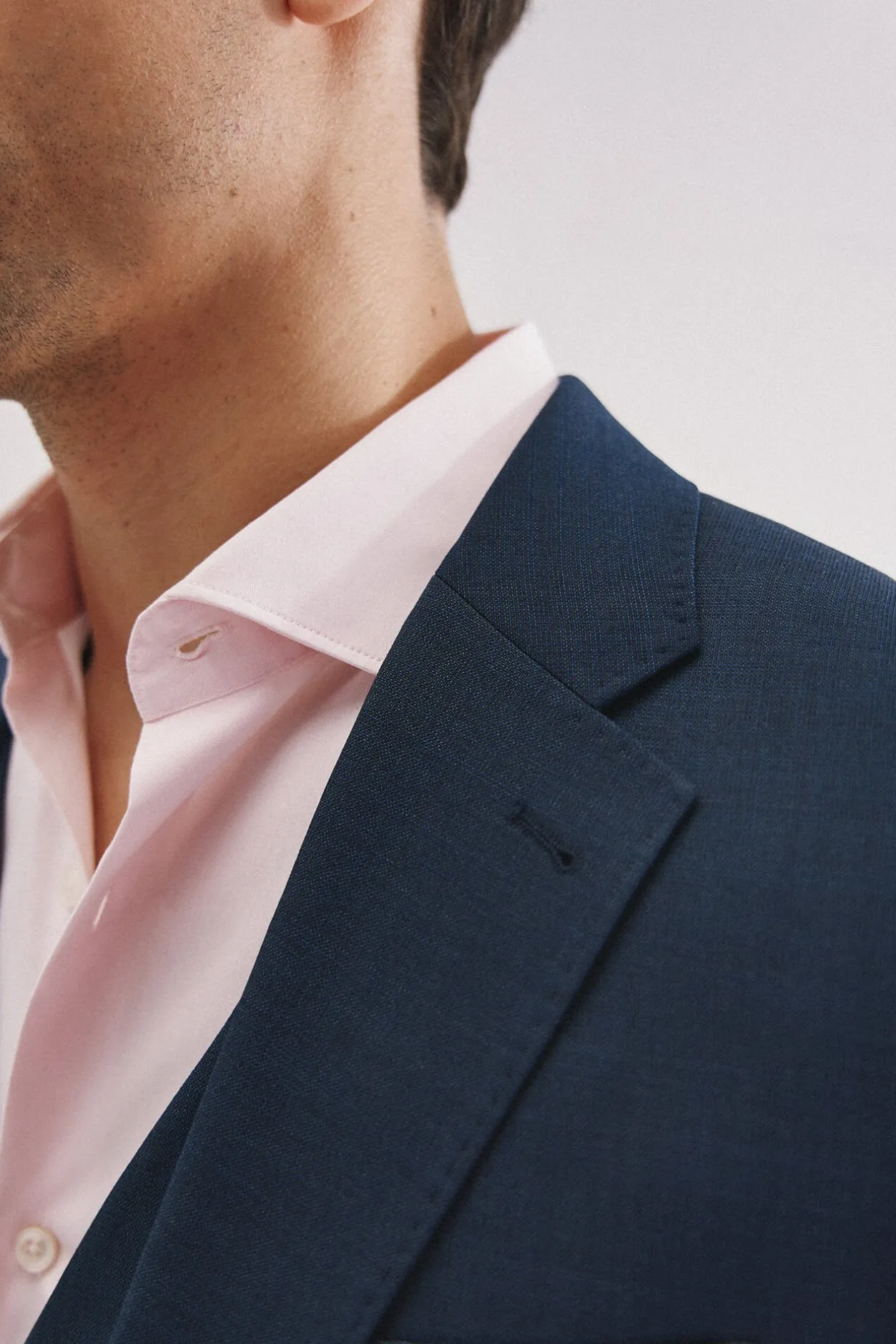 Cortefiel Americana azul slim fit Azul oscuro Hot