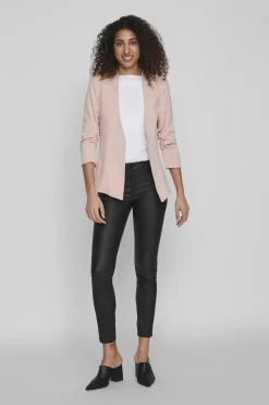 Vila Americana blazer manga 3/4 Rosa Hot