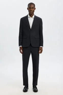 Selected Americana de lana slim fit Azul marino New