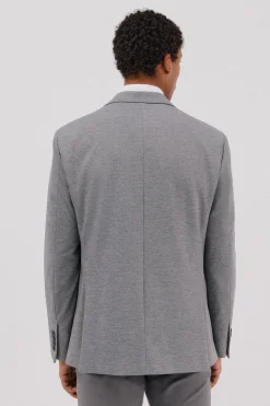 Cortefiel Americana de punto Gris oscuro New