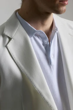 PuroEGO Americana efecto lino Blanco Online