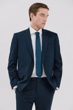 Cortefiel Americana lisa coolmax® Azul marino