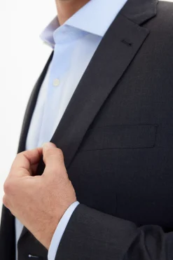 Cortefiel Americana lisa coolmax® Gris oscuro Sale