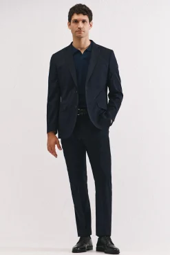 Cortefiel Americana lisa coolmax Azul marino