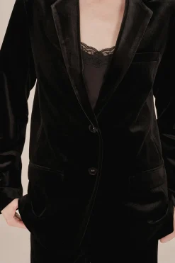 Grace & Mila Americana terciopelo Negro Online