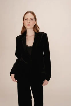 Grace & Mila Americana terciopelo Negro Online