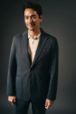 OOTO Americana traje algodón coordinado Azul marino Sale