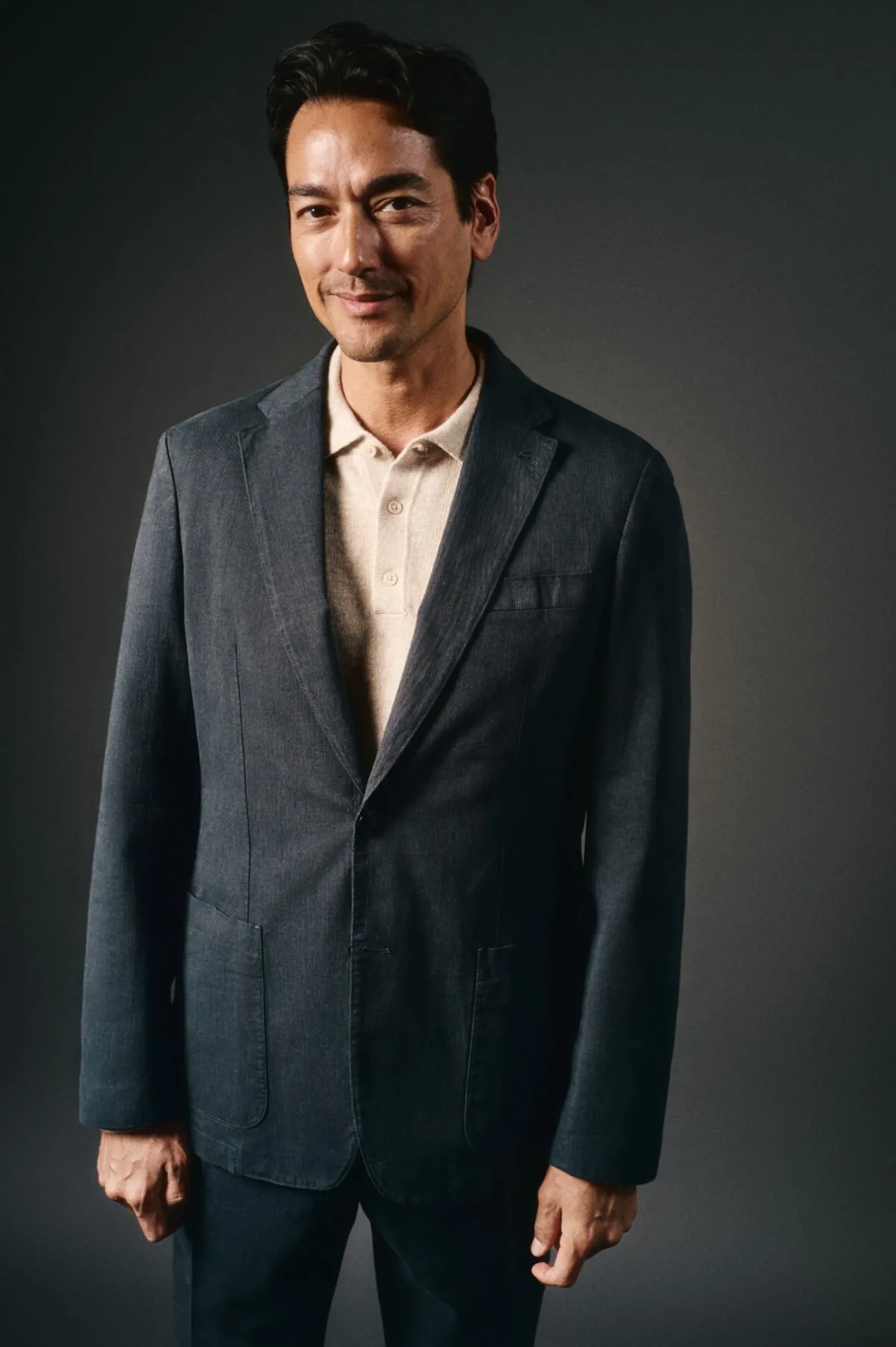 OOTO Americana traje algodón coordinado Azul marino Sale