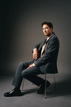 OOTO Americana traje algodón coordinado Azul marino Sale