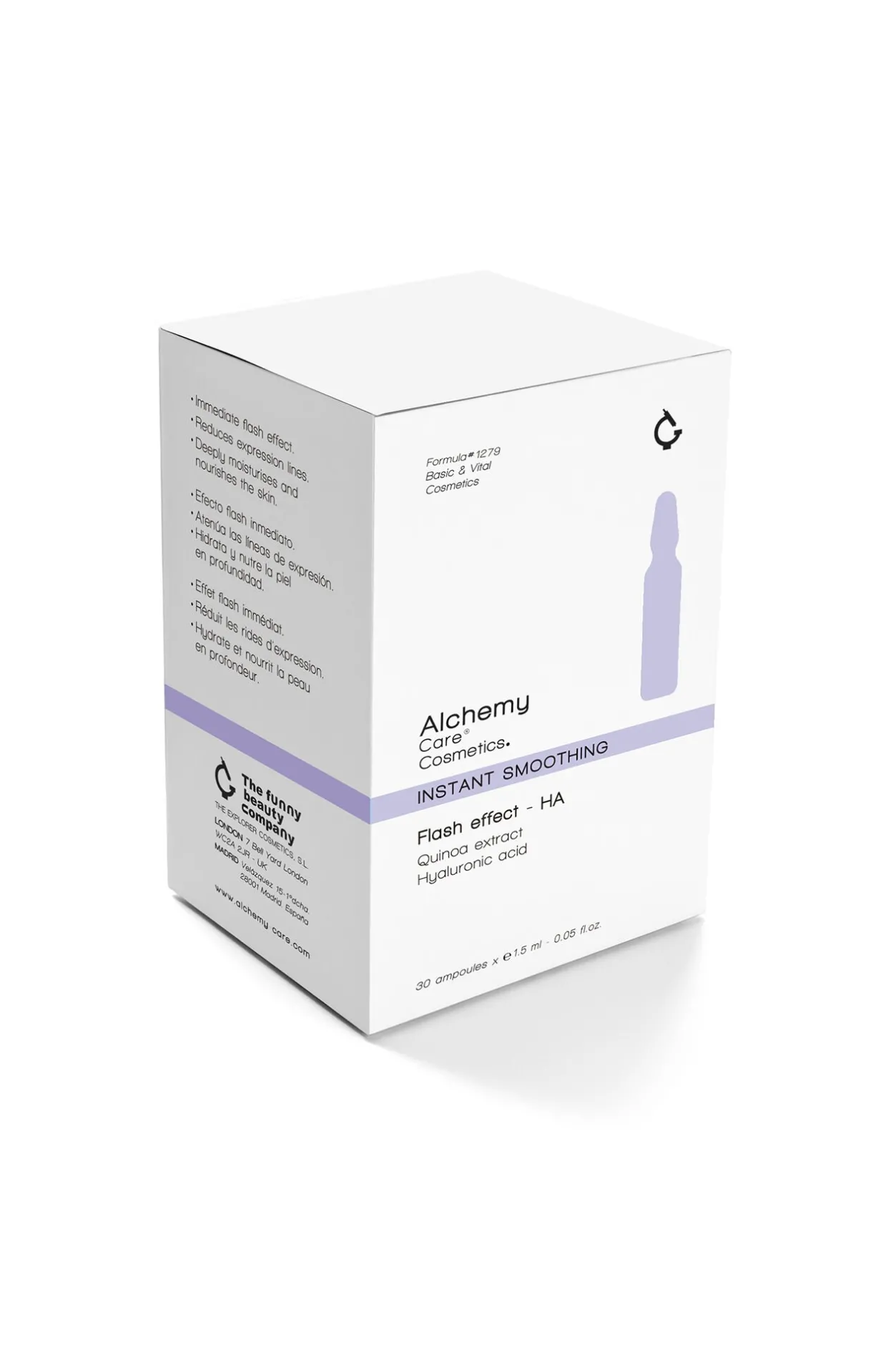 Alchemy Ampollas monodosis efecto flash Blanco Discount